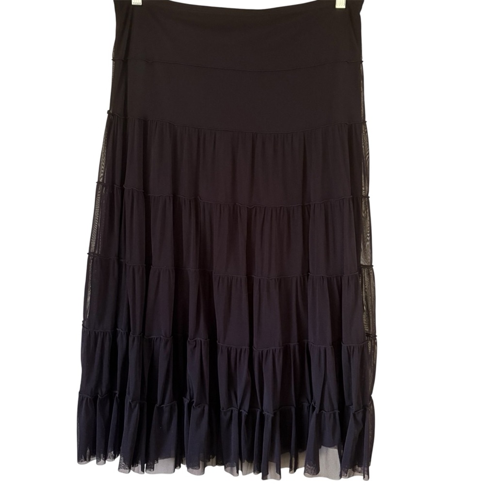 Studio M Black Tiered skirt